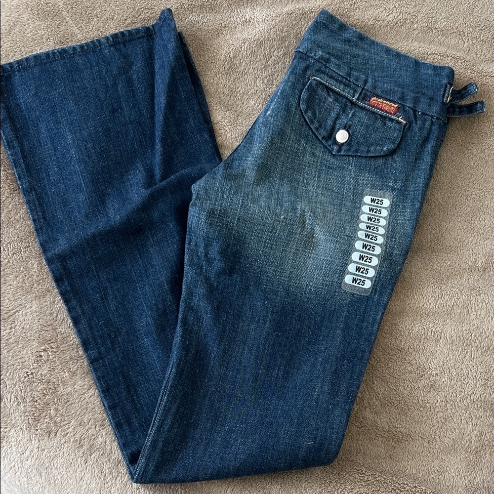 For all man kind Dark Blue Denim Jeans